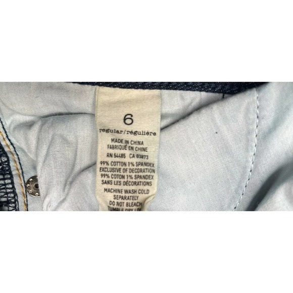 Womens American Eagle Stretch Slim Boot Bootcut Jeans Dark Wash Size 6 - Picture 8 of 8
